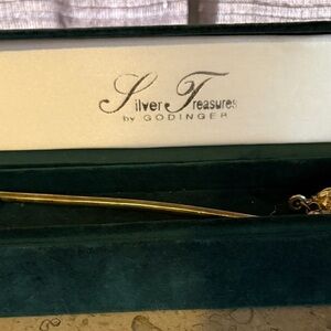 Godinger Silver Treasures Gold Santa candle snuffer